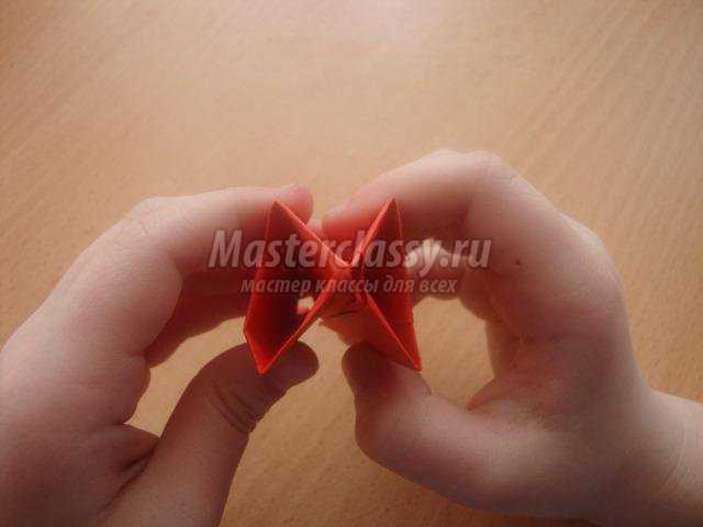 оригами. Роза для любимых