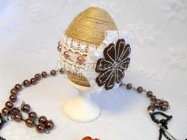 Пасхальный сувенир Яйцо на подставке