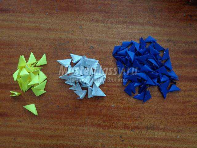 модульное оригами. Весенние цветы
