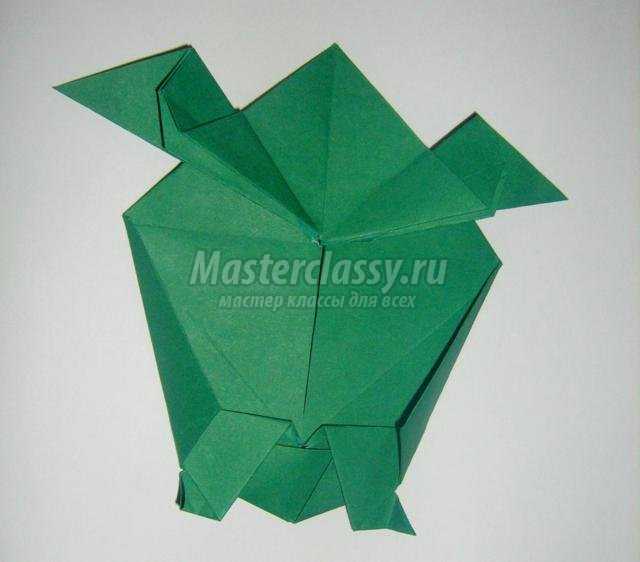 оригами для детей. Черепаха