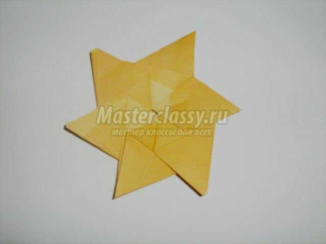 оригами для детей. Звезда
