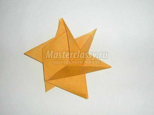 оригами для детей. Звезда