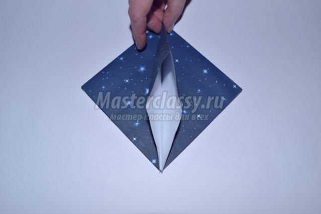 оригами. Подсвечник своими руками