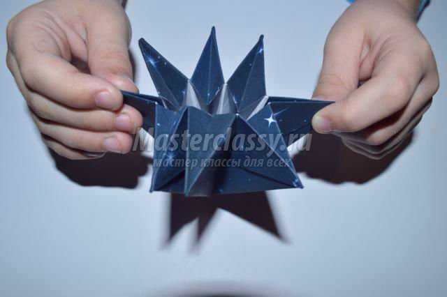 оригами. Подсвечник своими руками