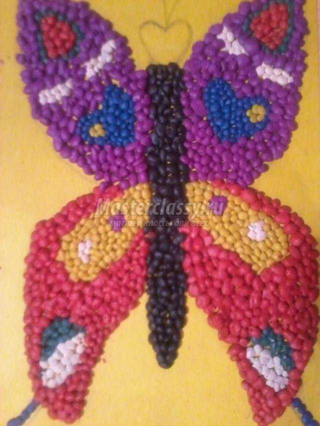 пластилиновая мозаика бабочка