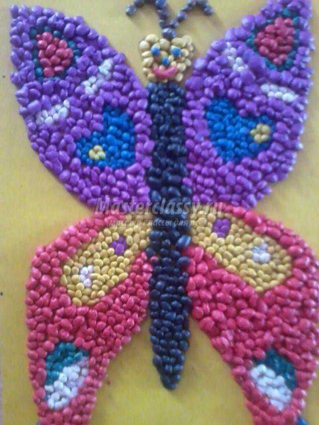 пластилиновая мозаика бабочка