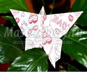 Оригами для детей. Бабочка. Мастер класс с пошаговыми фото