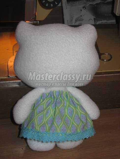 Пошив текстильной игрушки «Kitty