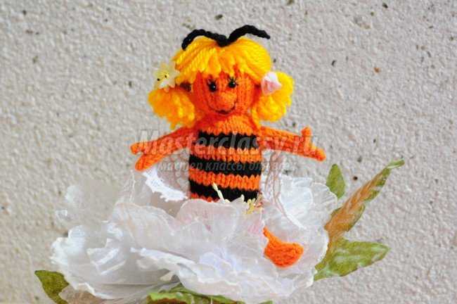 Вязание игрушек. Пчелка Майя