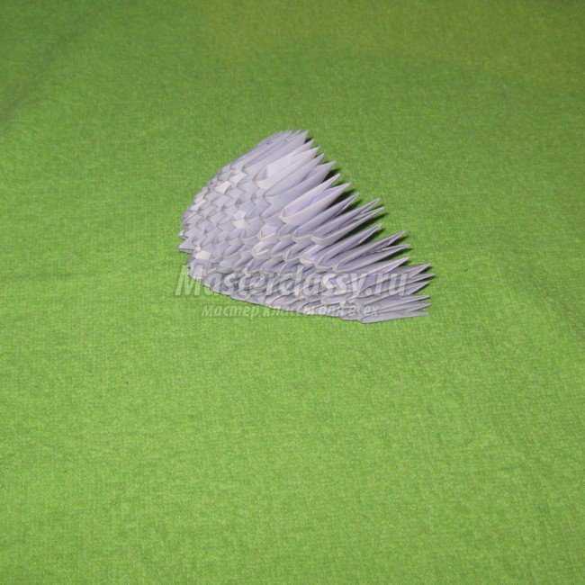 Модульное оригами туфелька