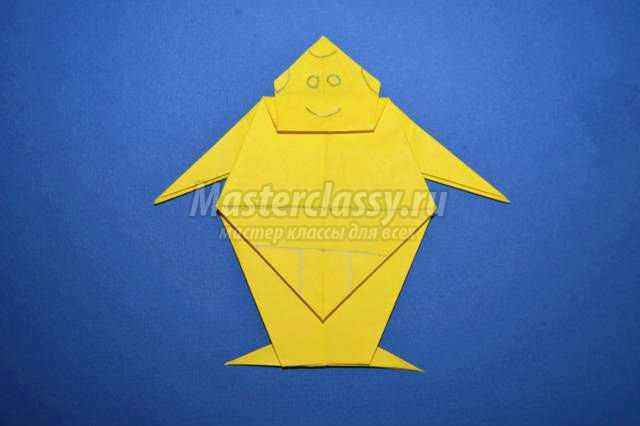 Оригами сумоист. Мастер класс с пошаговыми фото