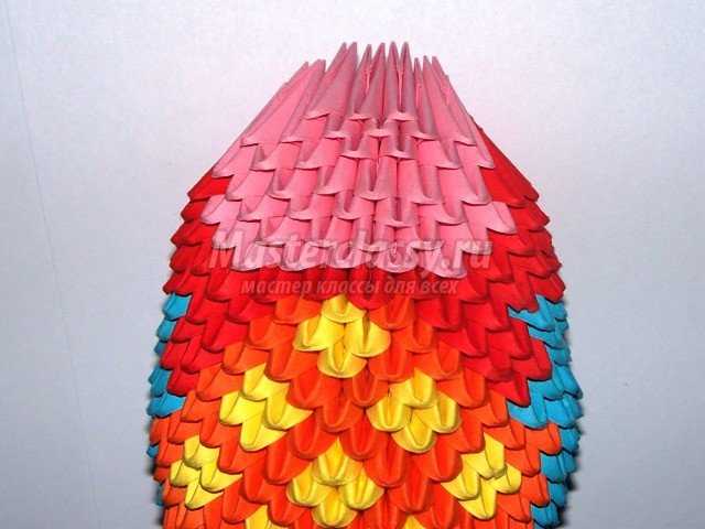Модульное оригами Матрешка