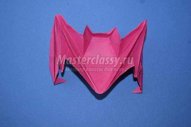 оригами животные. Летучая мышь