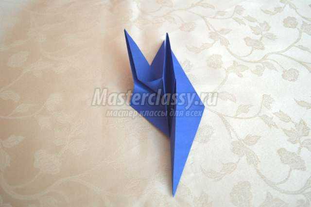 оригами птицы. Ворон