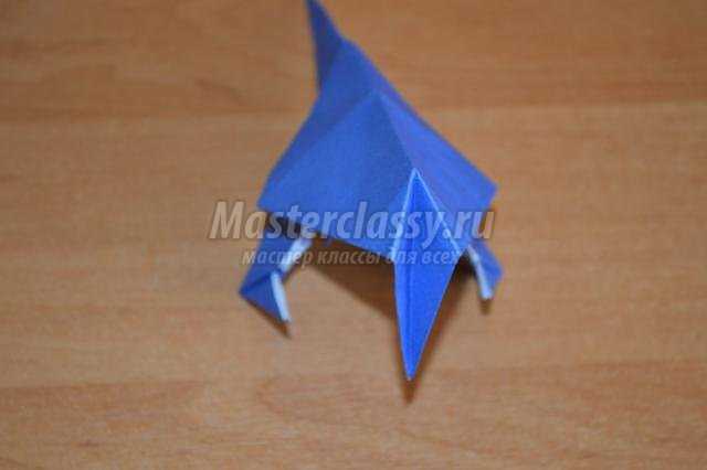 оригами птицы. Ворон