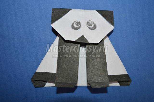 оригами животные. Панда