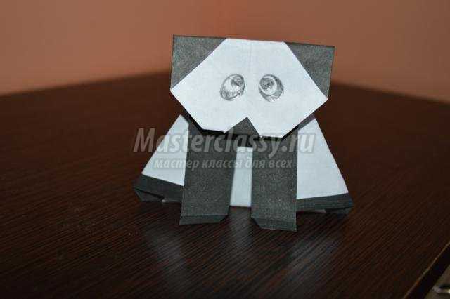 оригами животные. Панда