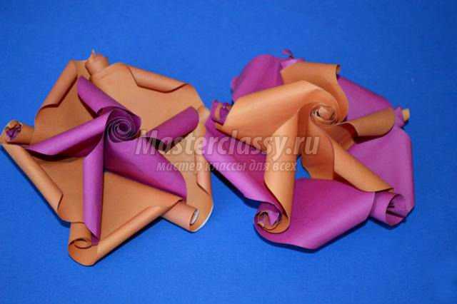 модульное оригами. Цветок из бумаги