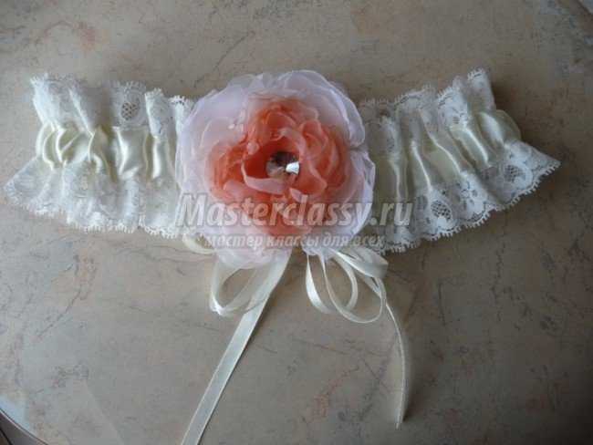 Подвязка для невесты. Мастер-класс