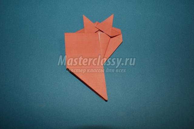 оригами животные. Лиса