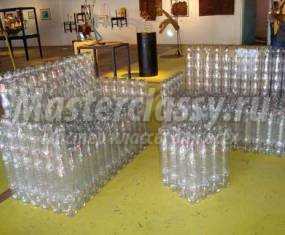 Мебель из пластиковых бутылок. Идеи