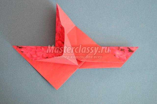 оригами для детей. Колибри