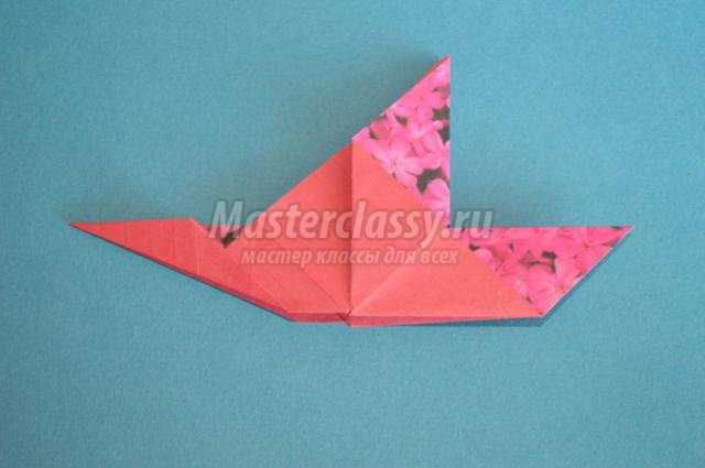оригами для детей. Колибри