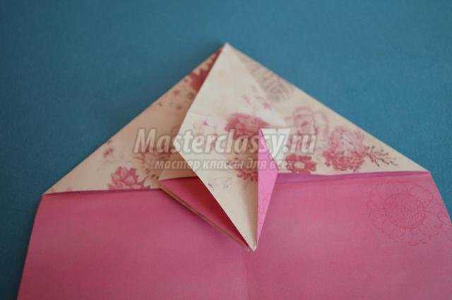 оригами для детей. Павлин