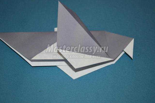 оригами для детей. Голубь
