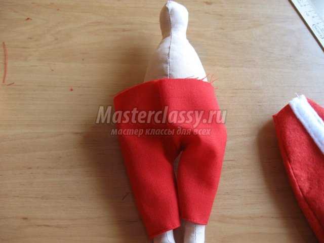 Текстильная игрушка Тильда – дед Мороз
