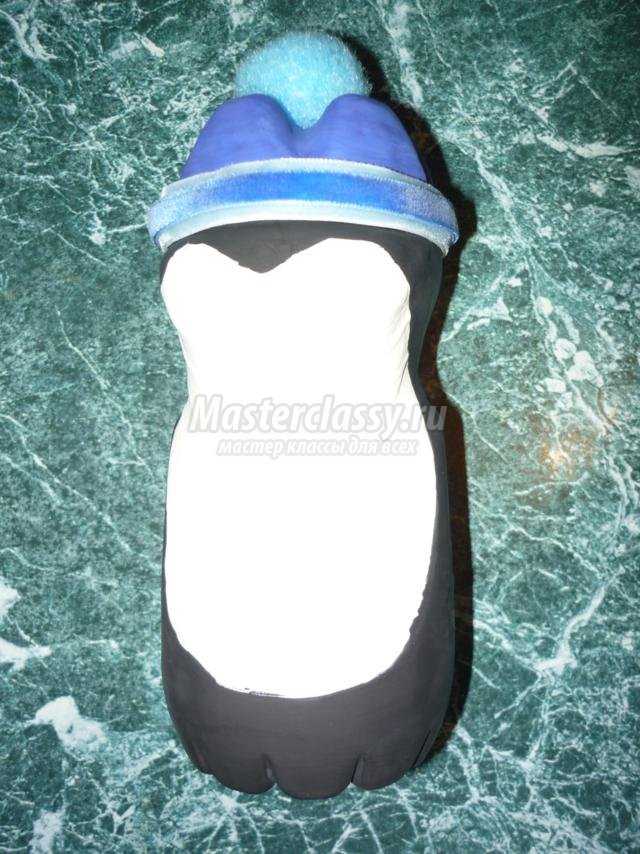 пингвинёнок из бросового материала