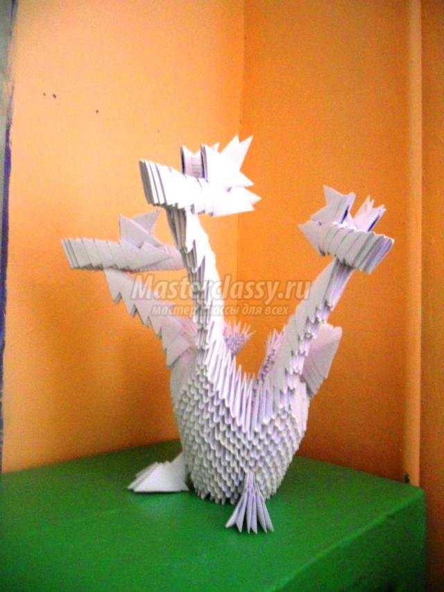 Мастер-класс Флористика искусственная 8 марта Оригами китайское модульное Тюльпаны Бумага