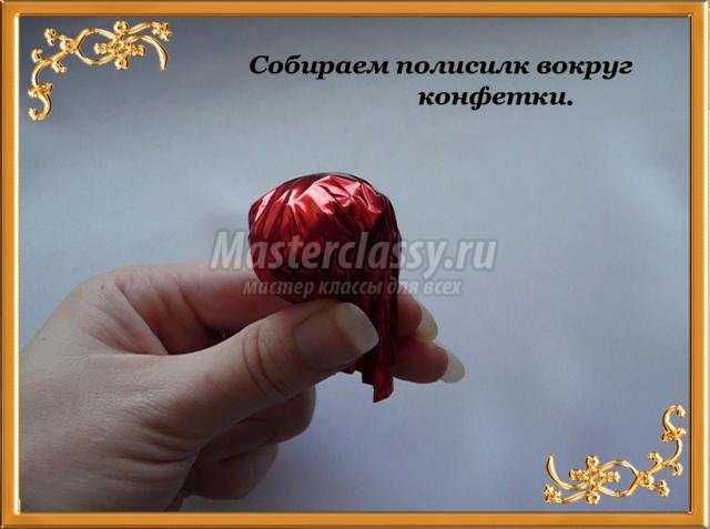 букет роз из конфет своими руками