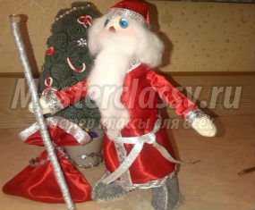 Кукла Тильда. Дед Мороз своими руками. Мастер-класс с пошаговыми фото