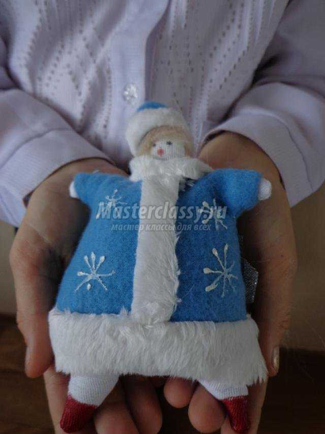 снегурочка из текстиля своими руками к Новому году