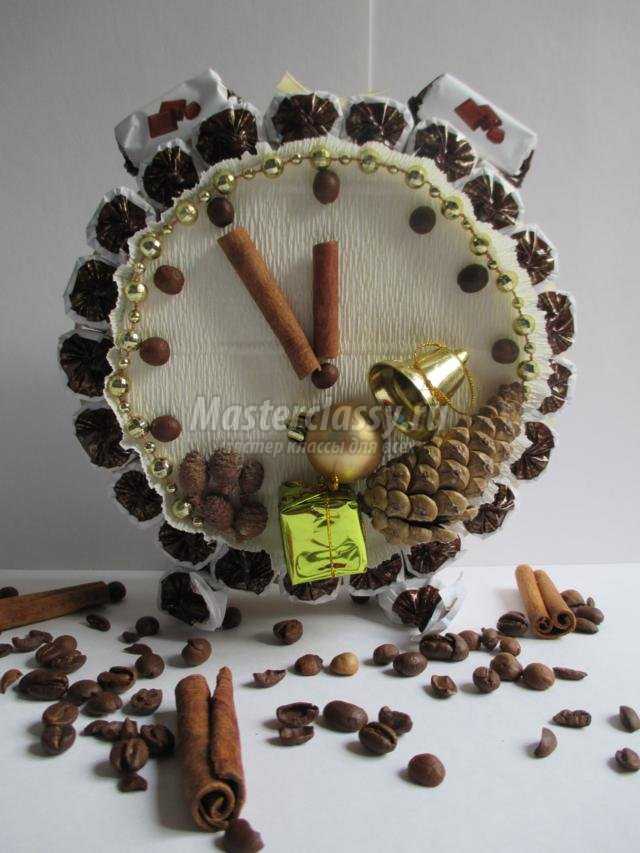 кофейный будильник из конфет