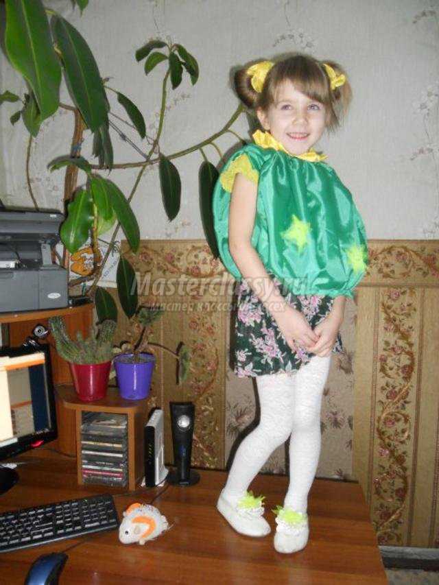 костюм кактус для девочки