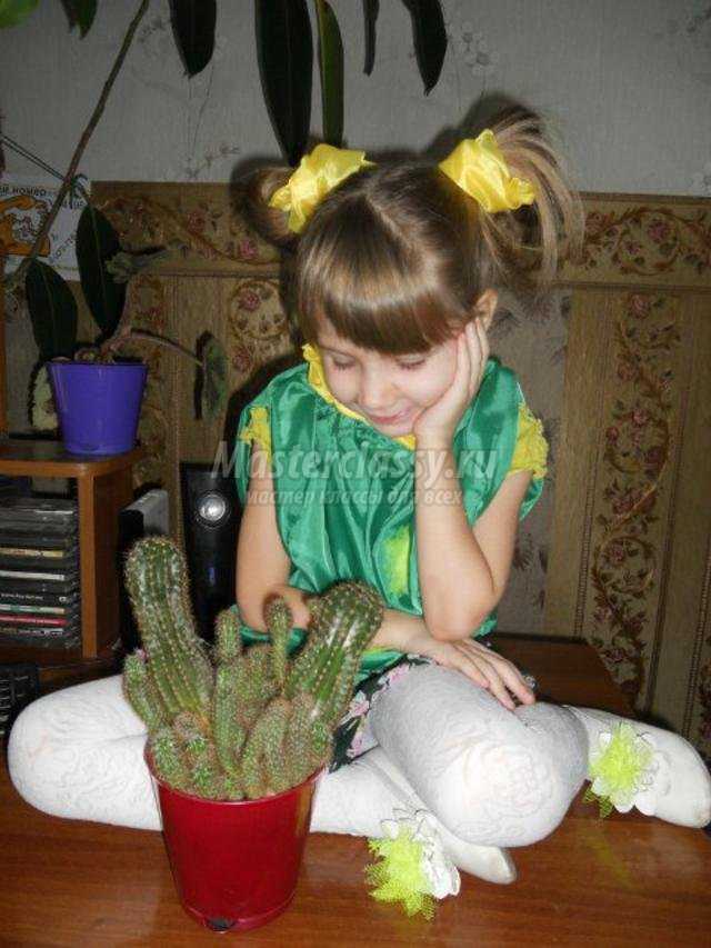 костюм кактус для девочки