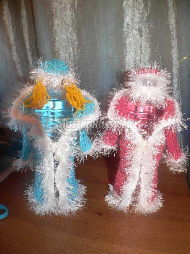Фетровые игрушки Дед Мороз и Снегурочка – пошаговый МК с фото + выкройка
