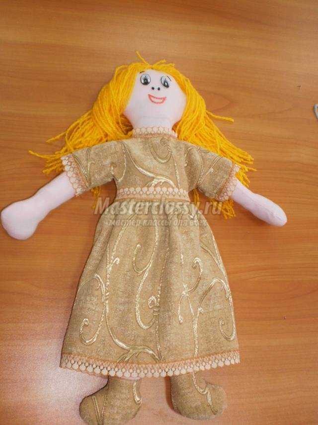 мягкая кукла из ткани своими руками