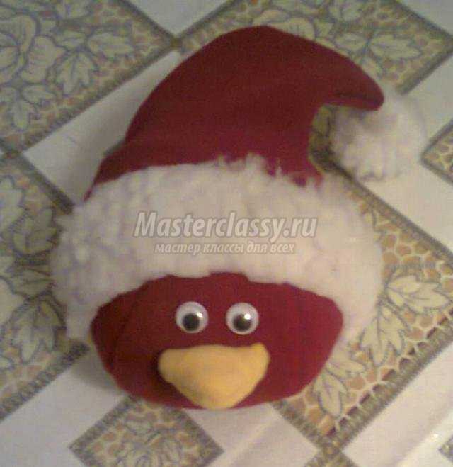 елочная игрушка из ткани. Angry Birds