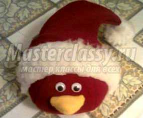 Елочная игрушка из ткани своими руками. Angry Birds. Мастер-класс с пошаговыми фото