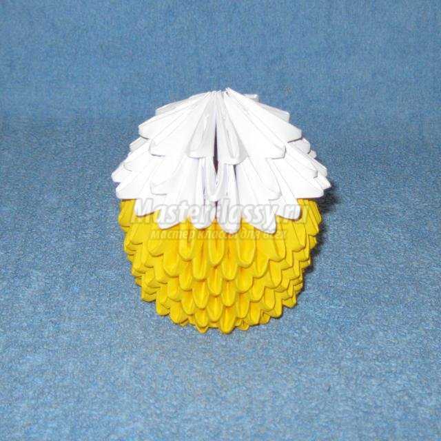 модульное оригами. Пирожное