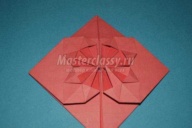 оригами. Сердце ко Дню Святого Валентина