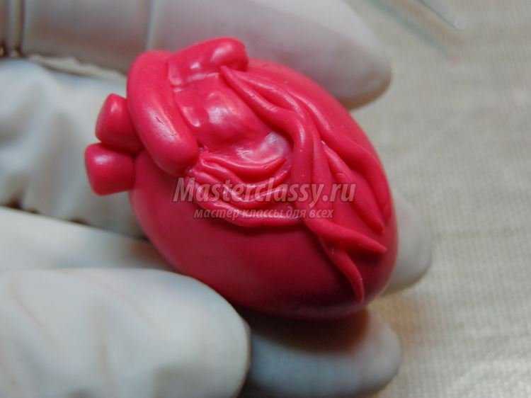сердце из полимерной глины