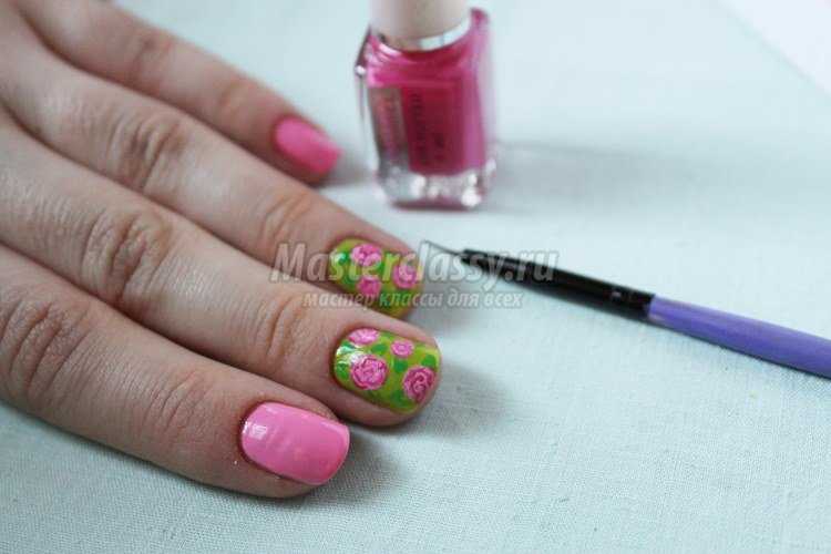 мастер-класс по росписи ногтей