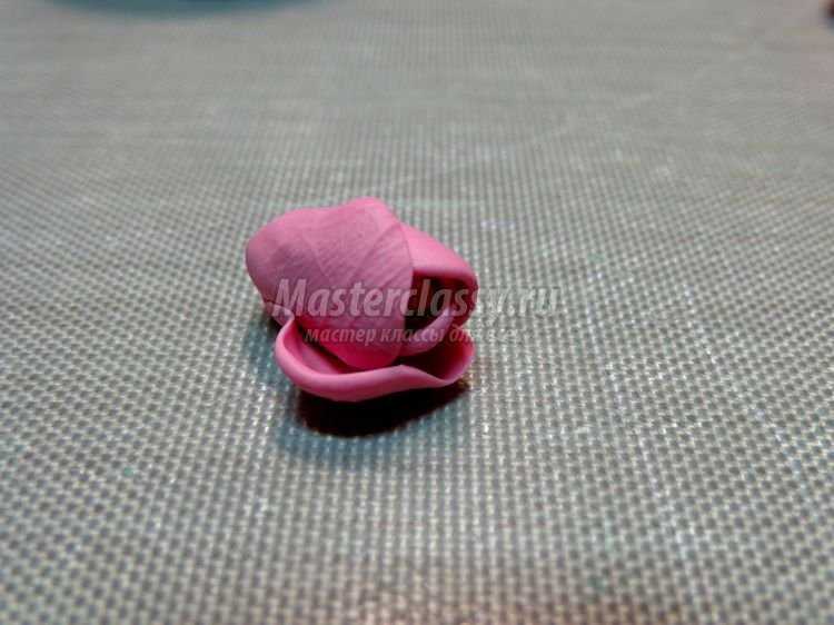 Цветочный браслет из полимерной глины