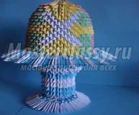 Пасхальное яйцо в технике модульное оригами. Мастер-класс с пошаговыми фото