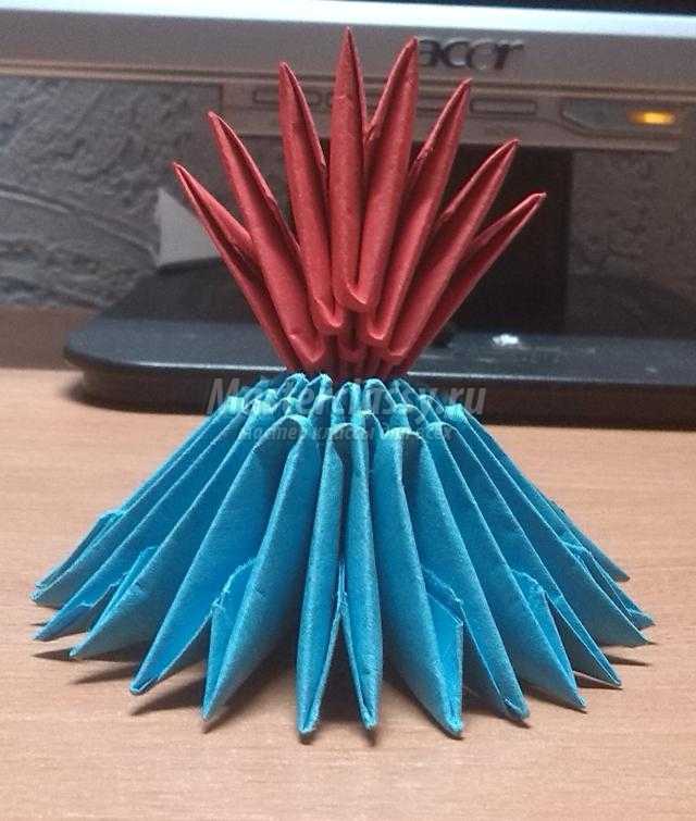 вечный огонь в технике модульное оригами