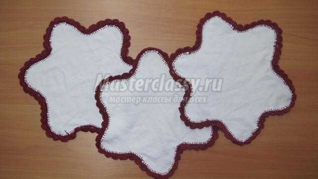пасхальная салфетка-подставка из ткани